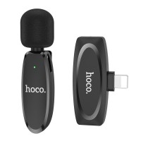  Mikrofons Hoco L15 Lightning black 
